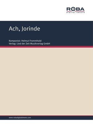 cover image of Ach, Jorinde
